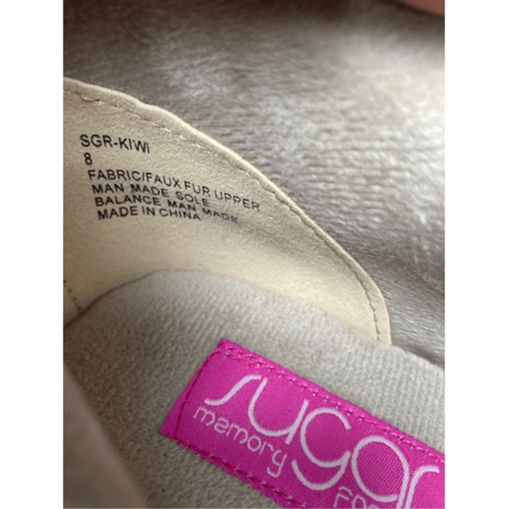 Sugar Kiwi Women's Hidden Wedge‎ Sneakers Tan 8 - Picture 8 of 10